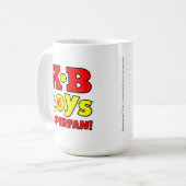 KB Toys Superfan! Logo Coffee Mok (Voorkant links)