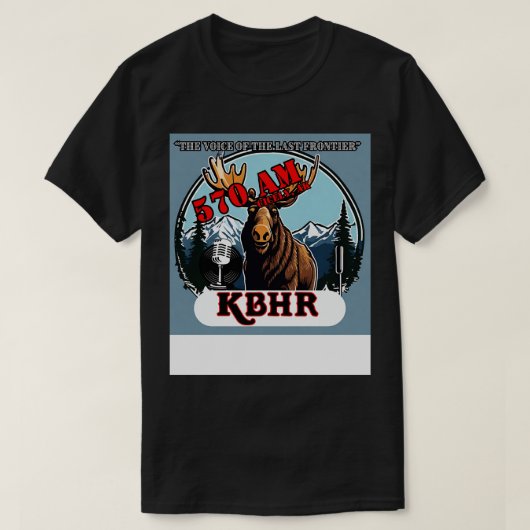KBHR Moose sur la Mic TShirt (Design devant)