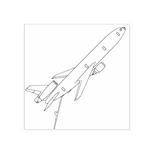 Kc-10 Extender Tanklijn Tekening Boom Down Rubberstempel