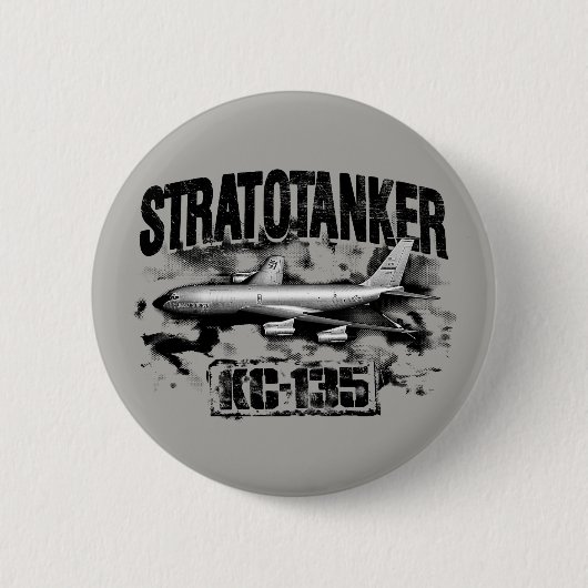 KC-135 Stratotanker Round Button Button (Voorkant)