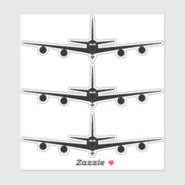 KC-135 voorzijde Uitzicht silhouet Sticker