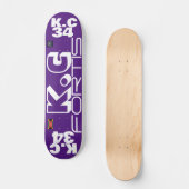 KC 34 OFFICIEL 7 3/4" Skateboard Deck (Recto)