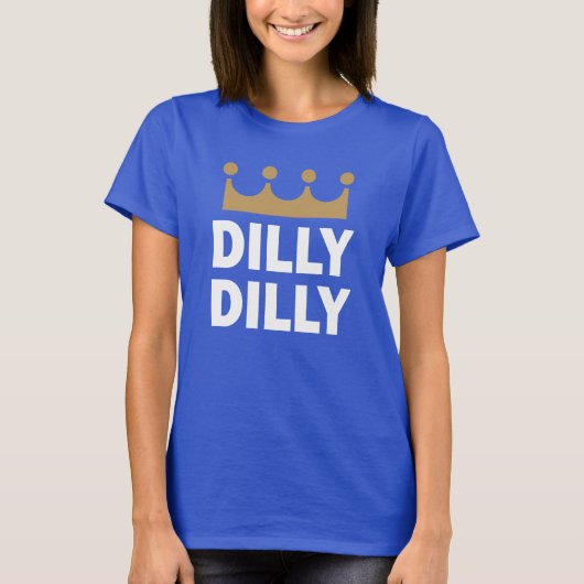 KC Dilly Dilly Womens Deep Royal Shirt (Voorkant)