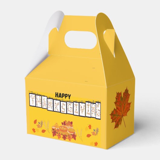 KC Thanksgiving gunstbox - geel Bedankdoosjes (Achterkant)