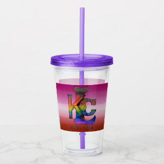 KCL Lesbian Pride Tumbler Acryl Drinkbeker