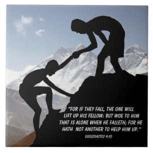 Kclesiastes 4:10 tegeltje