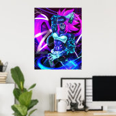 KDA Akali Poster (Thuiskantoor)