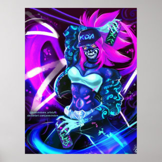 KDA Akali Poster