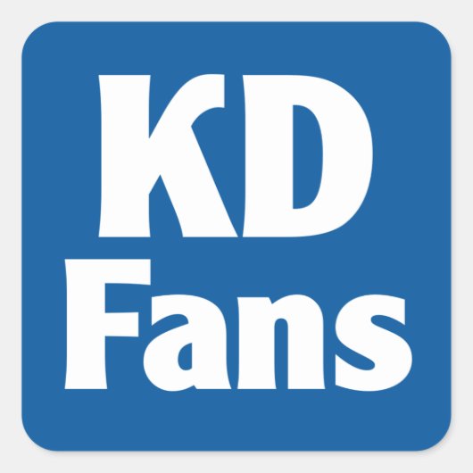 KDFans-Sticker Vierkante Sticker (Voorkant)