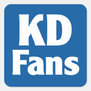 KDFans-Sticker Vierkante Sticker