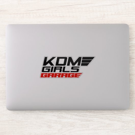 KDM MEISJES [ROOD] STICKER (Computer)