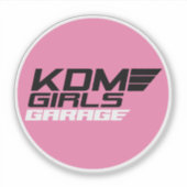 KDM PINK STICKER (Voorkant)