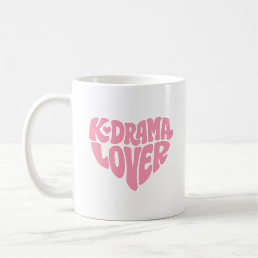 Kdrama Coffee Mug Cute Gift For Korean Drama Lover (Gauche)
