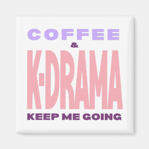 Kdrama Fan Magnet Koffieliefhebber Koreaanse Drama Magneet