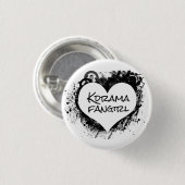 Kdrama Fangirl Button (Voorkant /achterkant)