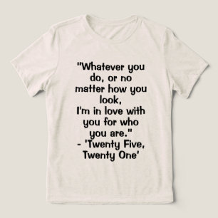 kdrama (koreaanse drama) liefdescitaten Tri-Blend shirt