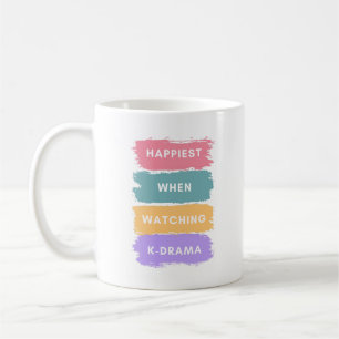 Kdrama-lettering koffiemok voor Korean Drama-liefh