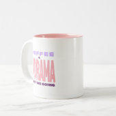 Kdrama Lover Coffee Mug Gift Pink Typography (Devant gauche)