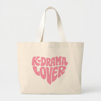 Kdrama Tote Bag Korean Drama Lover Gift Pink Heart
