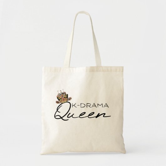 KDramakoningin met traditionele kroon Tote Bag (Voorkant)