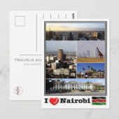 KE Kenia - Nairobi - Briefkaart (Voorkant / Achterkant)
