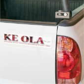 Ke Ola Bumpersticker (Op Truck)