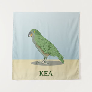 Kea New Zealand Bird Wandkleed