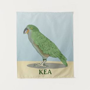 Kea New Zealand Bird Wandkleed
