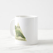 Kea Nieuw-Zeelandse vogel Koffiemok (Voorkant links)