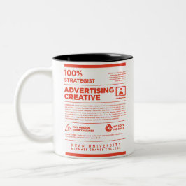 Kean MGC Care Label Advertising Mug Tweekleurige Koffiemok