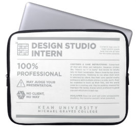 Kean MGC Design Studio Care Label Laptop Sleeve