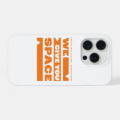 Kean MGC geeft je de ruimte iPhone Hoesje (Achterkant horizontaal)