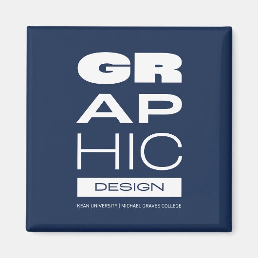 Kean MGC grafisch ontwerp magneet (Voorkant)