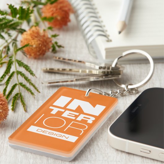 Kean MGC Interieurontwerp Acryl Sleutelhanger (Voorkant Rechts)