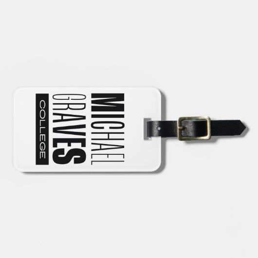 Kean MGC Michael Graves Bagagelabel (Voorkant horizontaal)