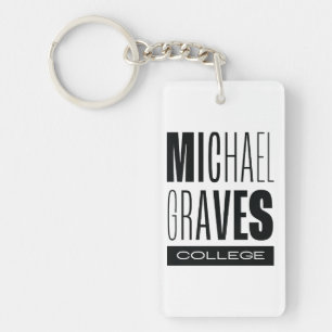 Kean MGC Michael Graves College Acryl Sleutelhange Sleutelhanger