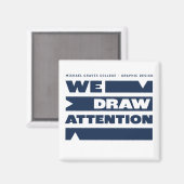 Kean MGC Nous Attirons L'Attention Magnet (Recto/Verso)