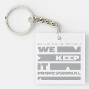 Kean MGC We Blijven Professioneel Sleutelhanger
