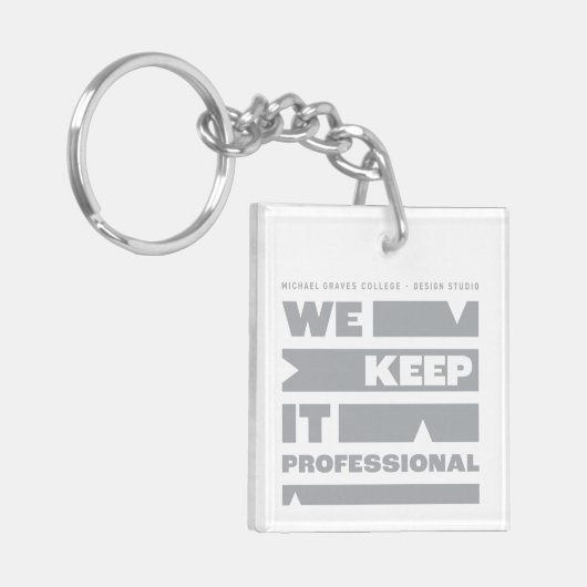 Kean MGC We Keep It Professional Sleutelhanger (Voorkant Links)