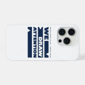 Kean MGC We trekken aandacht iPhone Hoesje (Achterkant horizontaal)