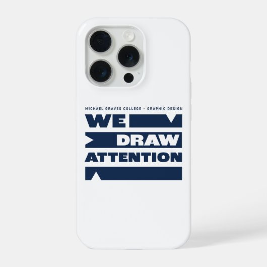 Kean MGC We trekken aandacht iPhone Hoesje (Achterkant)