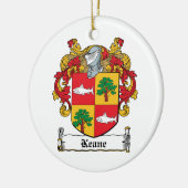 Keane Family Crest Keramisch Ornament (Links)