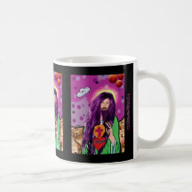 Keanu Jesus Mug par Cats-a-Tonic