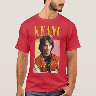 Keanu Reeves 90s stijl origineel esthetisch ontwer T-shirt