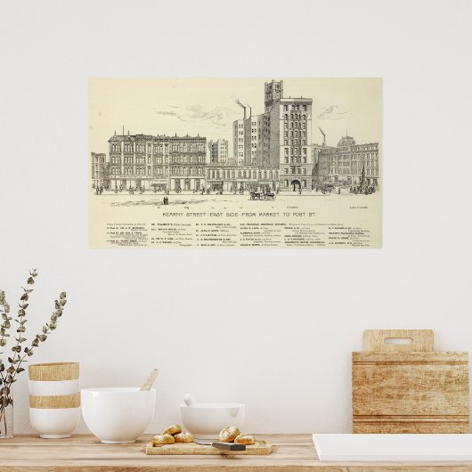 Kearny East side Poster (Keuken)