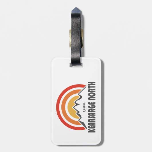 Kearsarge North New Hampshire Bagagelabel (Achterkant verticaal)