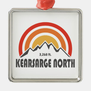Kearsarge North New Hampshire Metalen Ornament