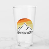 Kearsarge North New Hampshire Retro Glas (Voorkant)