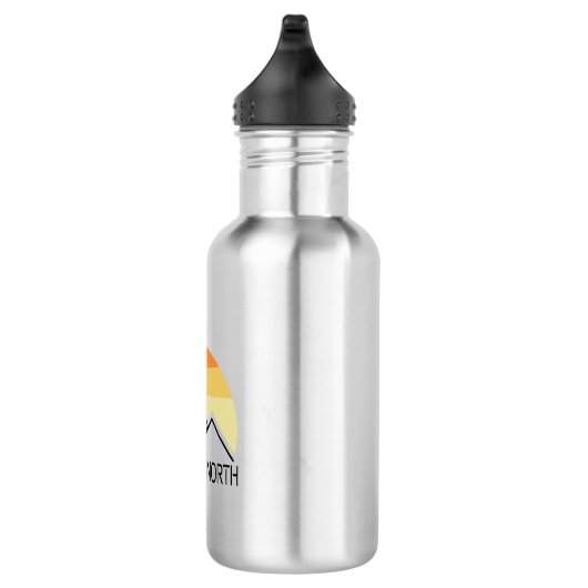 Kearsarge North New Hampshire Retro Waterfles (Rechts)