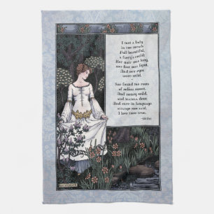 Keats "de Dame" Victoriaans Theedoek van La van de